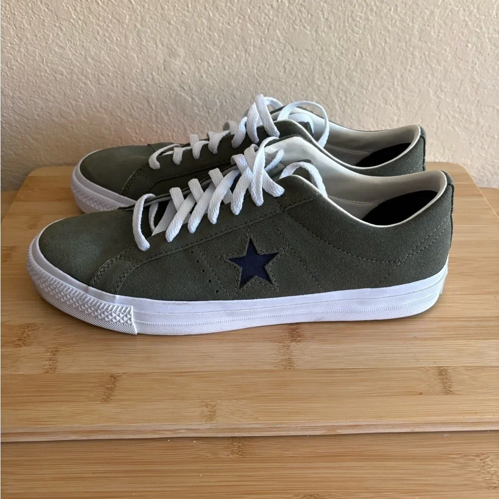 New Converse One Star Pro x Turnstile Collab Sneakers Suede Green M10.5/W12 - Picture 2 of 8